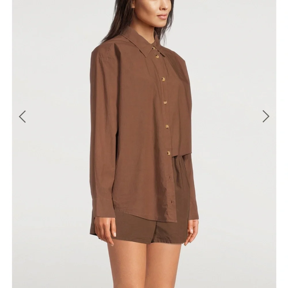 DONNI Cotton Poplin Shirt - Picture 6 of 8